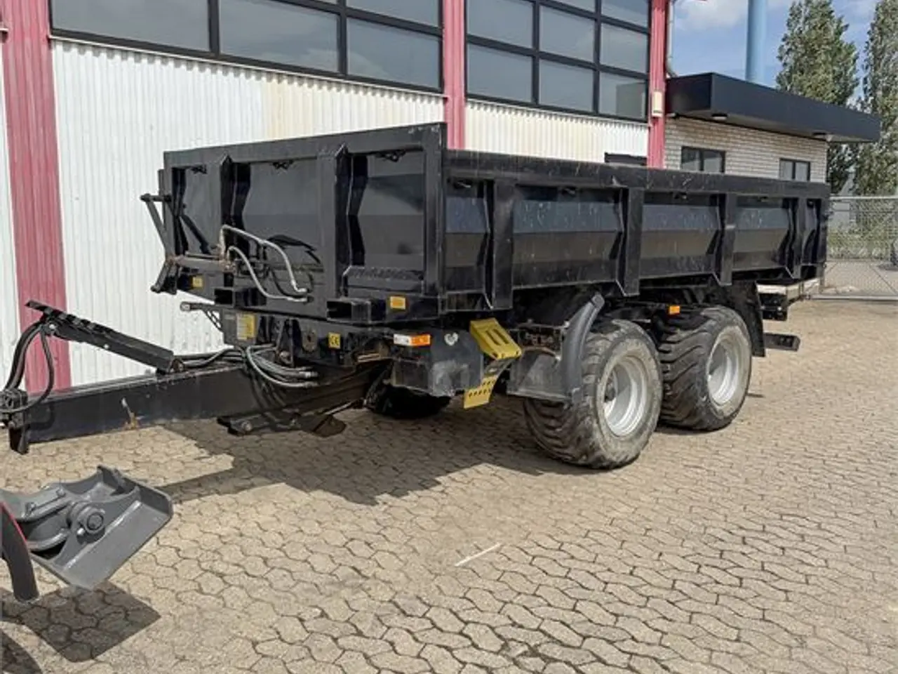 Billede 2 - ABC Köksal Hummel RM44100 - Tip trailer med hurtigskift / Tip trailer with quick coupler hydraulik