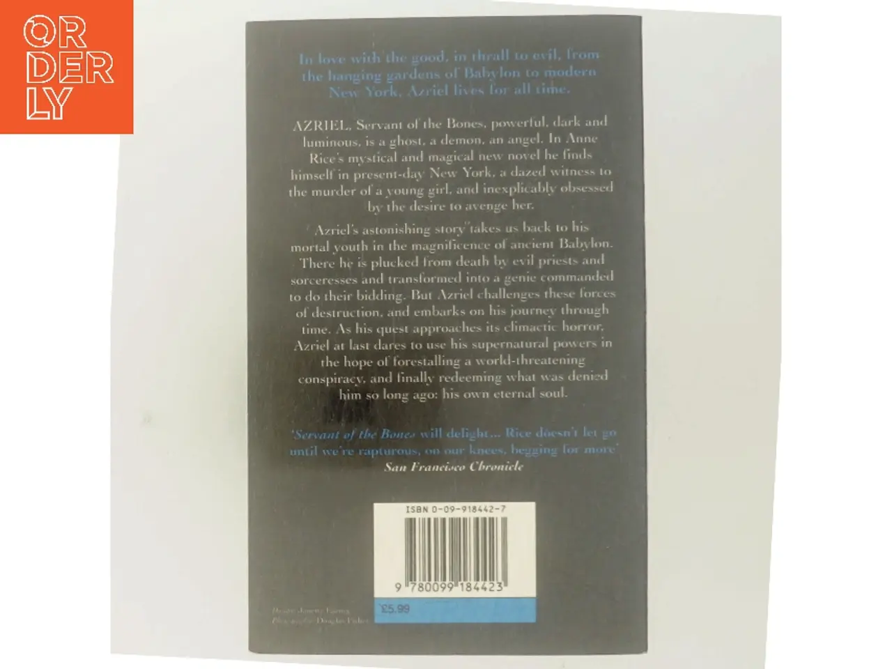 Billede 3 - Servant of the Bones af Anne Rice (Bog)