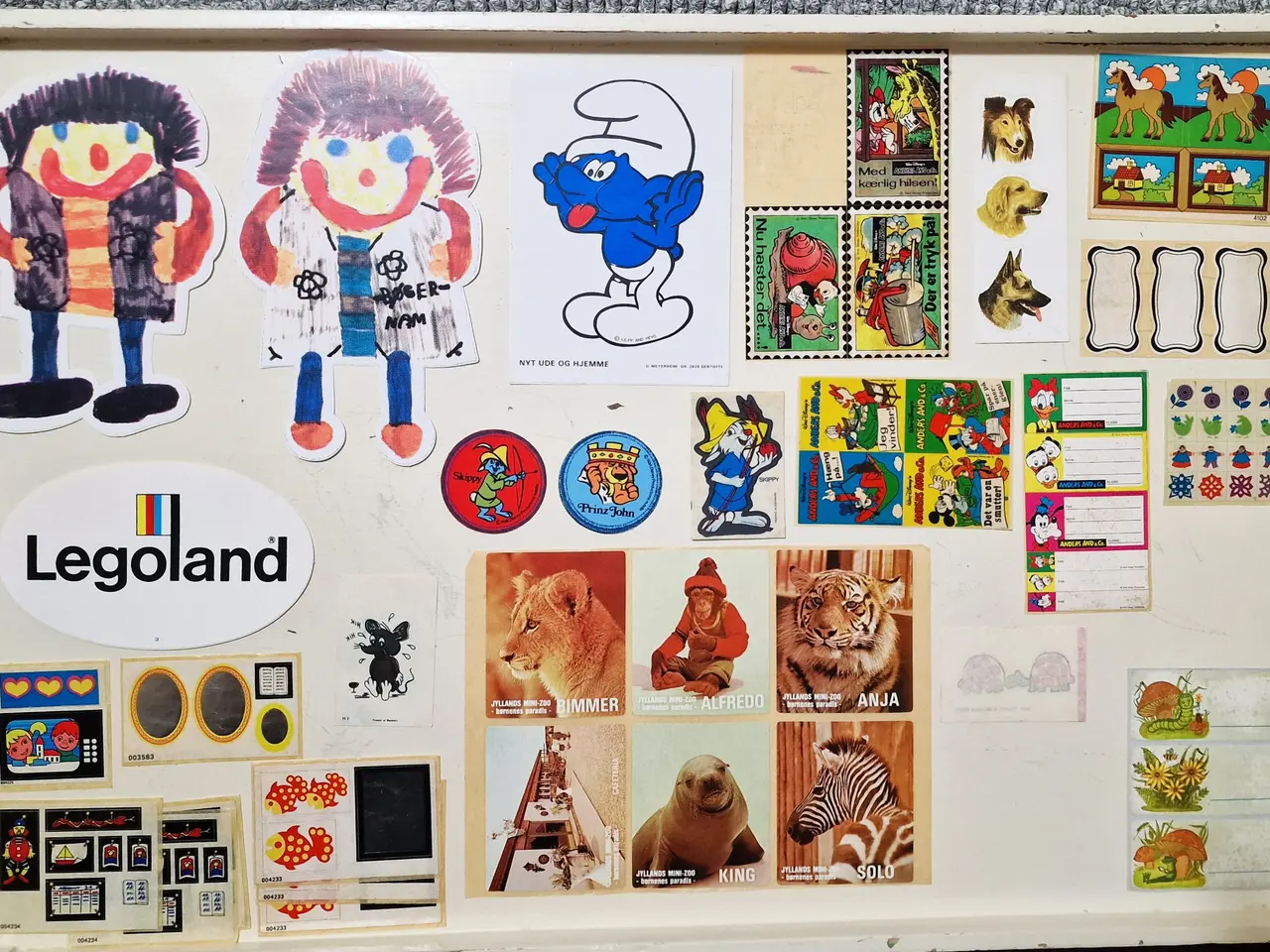 Billede 5 - Blandet samling gamle klistermærker.