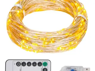 LED-lyskæde med 150 LED'er 15 m varmt hvidt lys