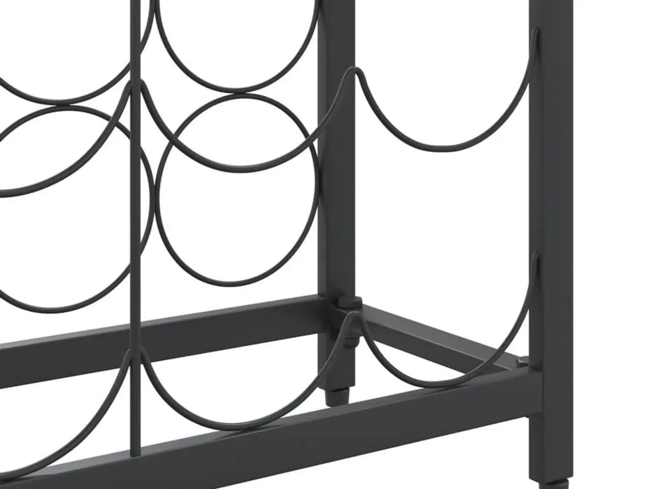 Billede 6 - Vinreol til 45 flasker - sort, 54 x 18 x 100 cm