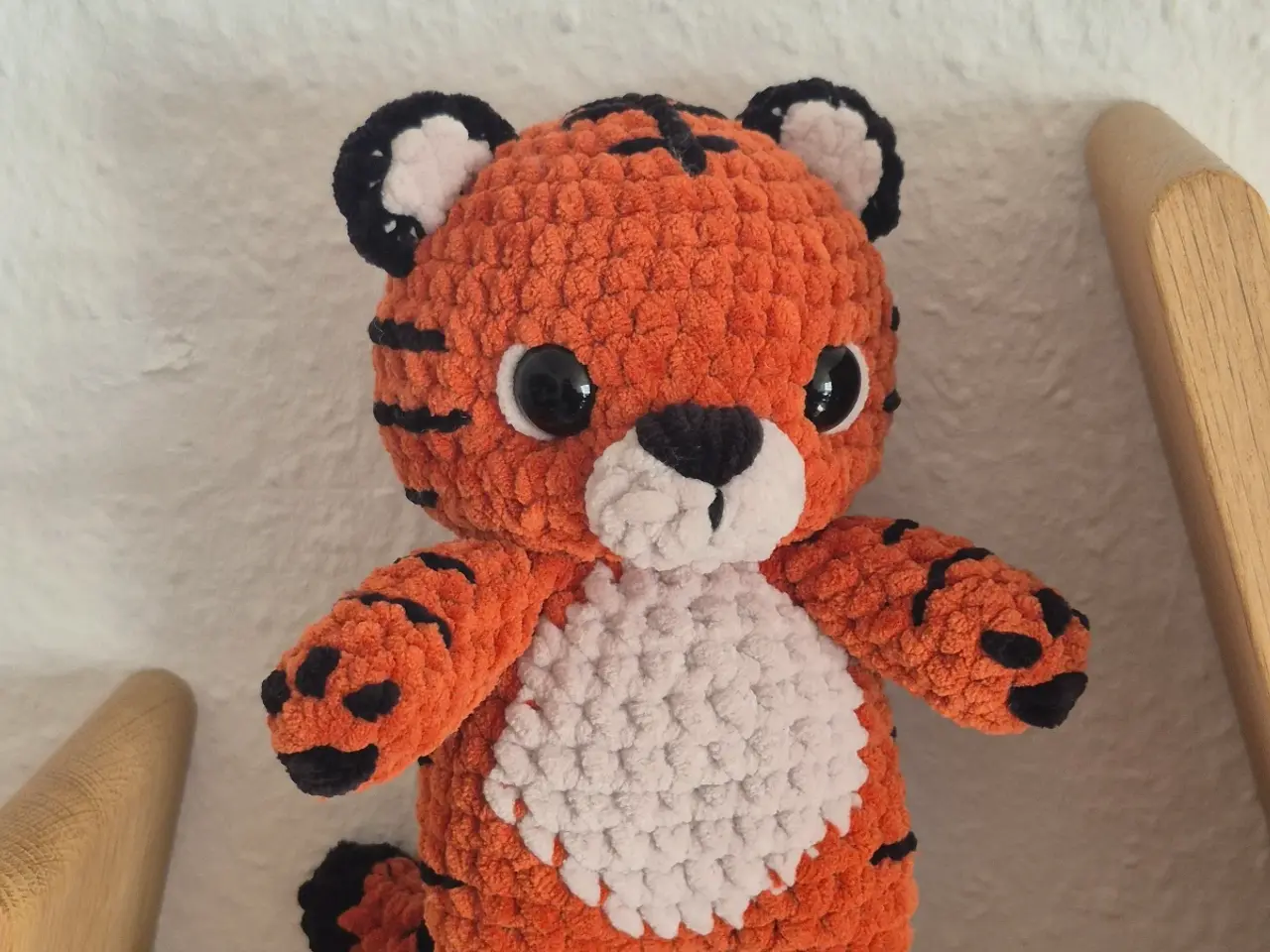 Billede 1 - Hæklet tiger bamse