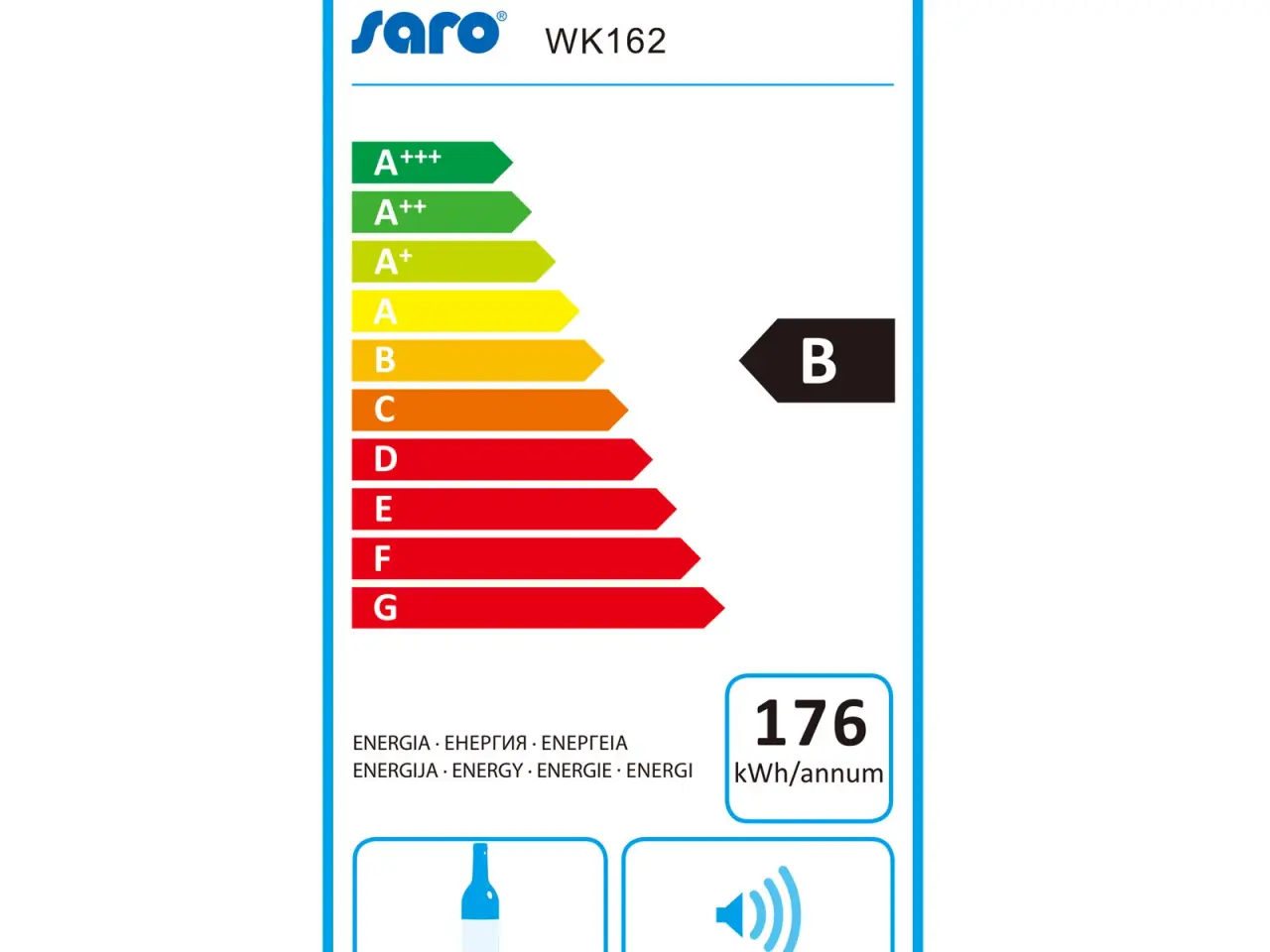 Billede 2 - Vinkøleskabe 388 liter – Saro