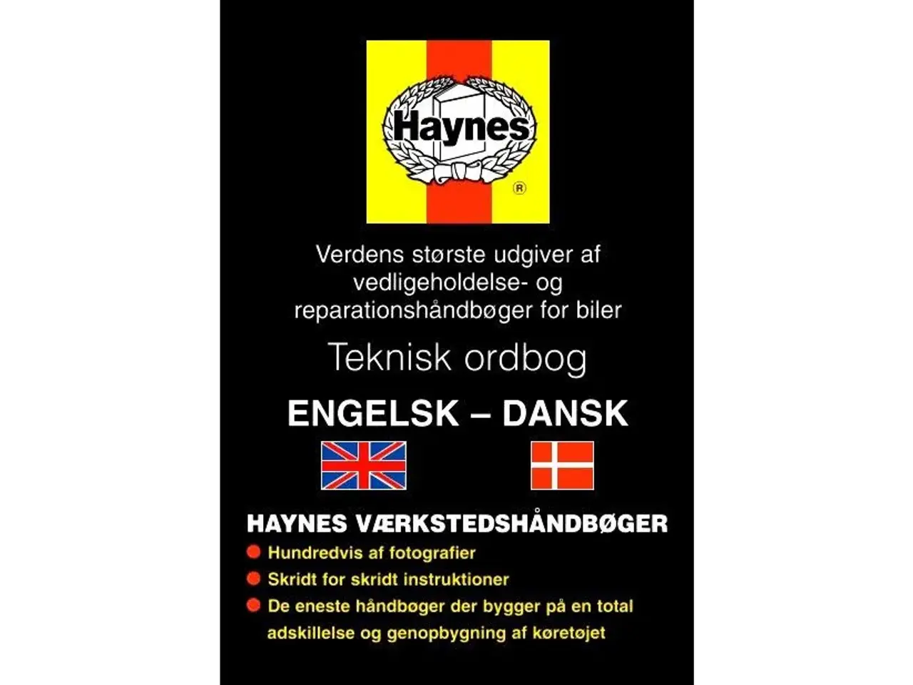 Billede 1 - Haynes Engelsk-Dansk Teknisk Ordbog