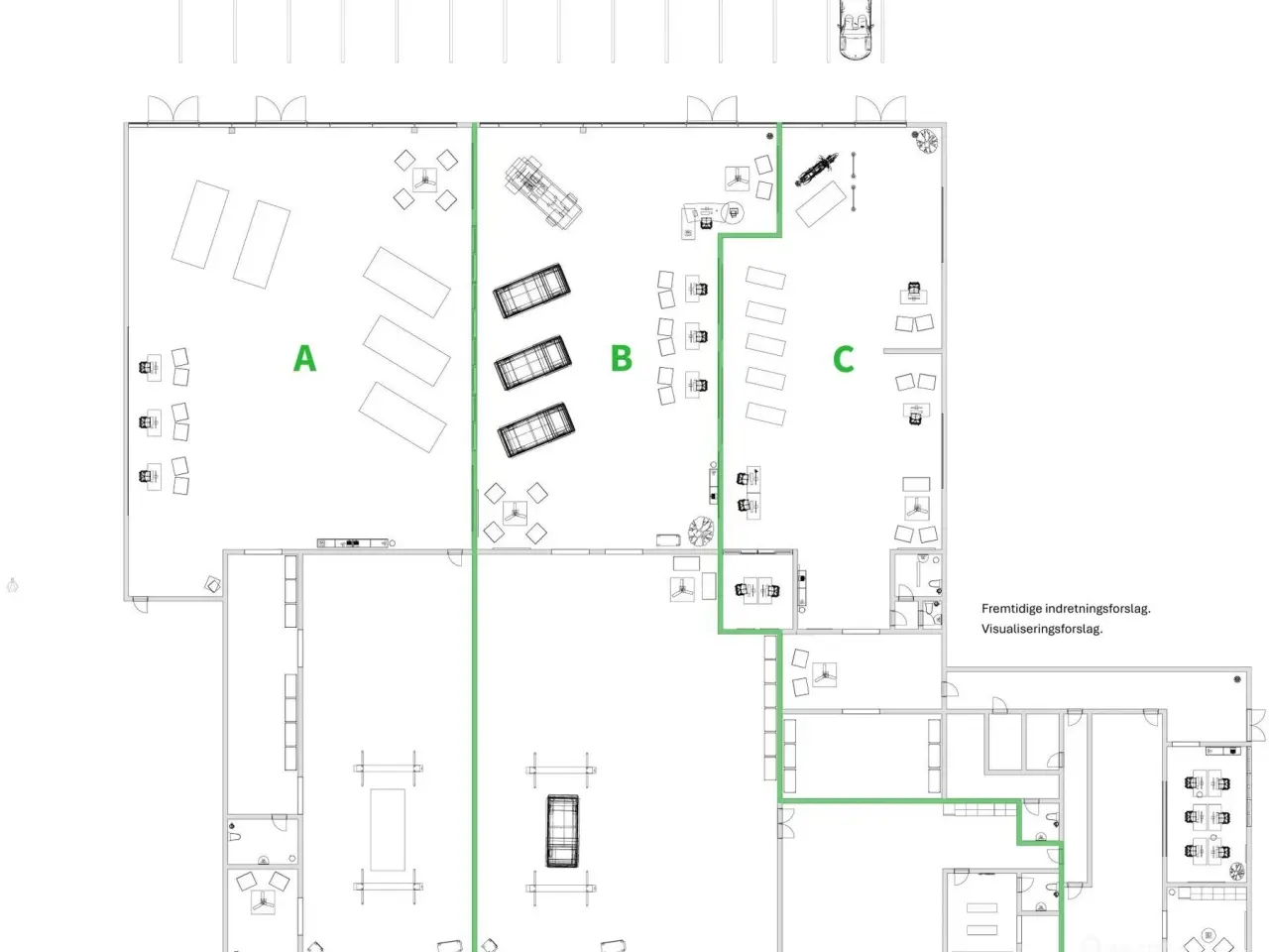 Billede 10 - Flot showroom/detail på trafikeret indfaldsvej