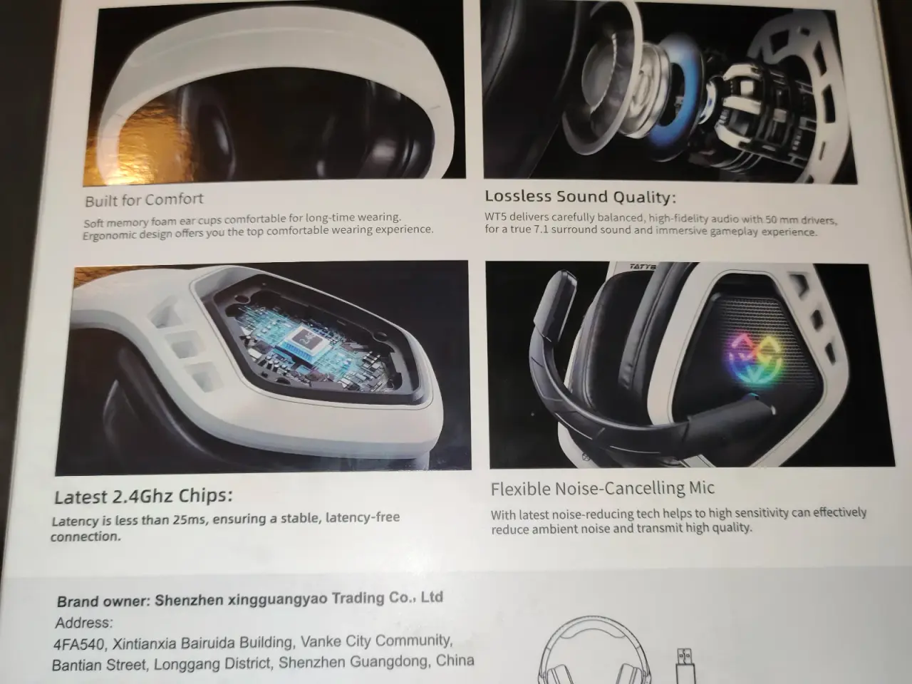 Billede 4 - Tatybo WT5 Gaming Headset 