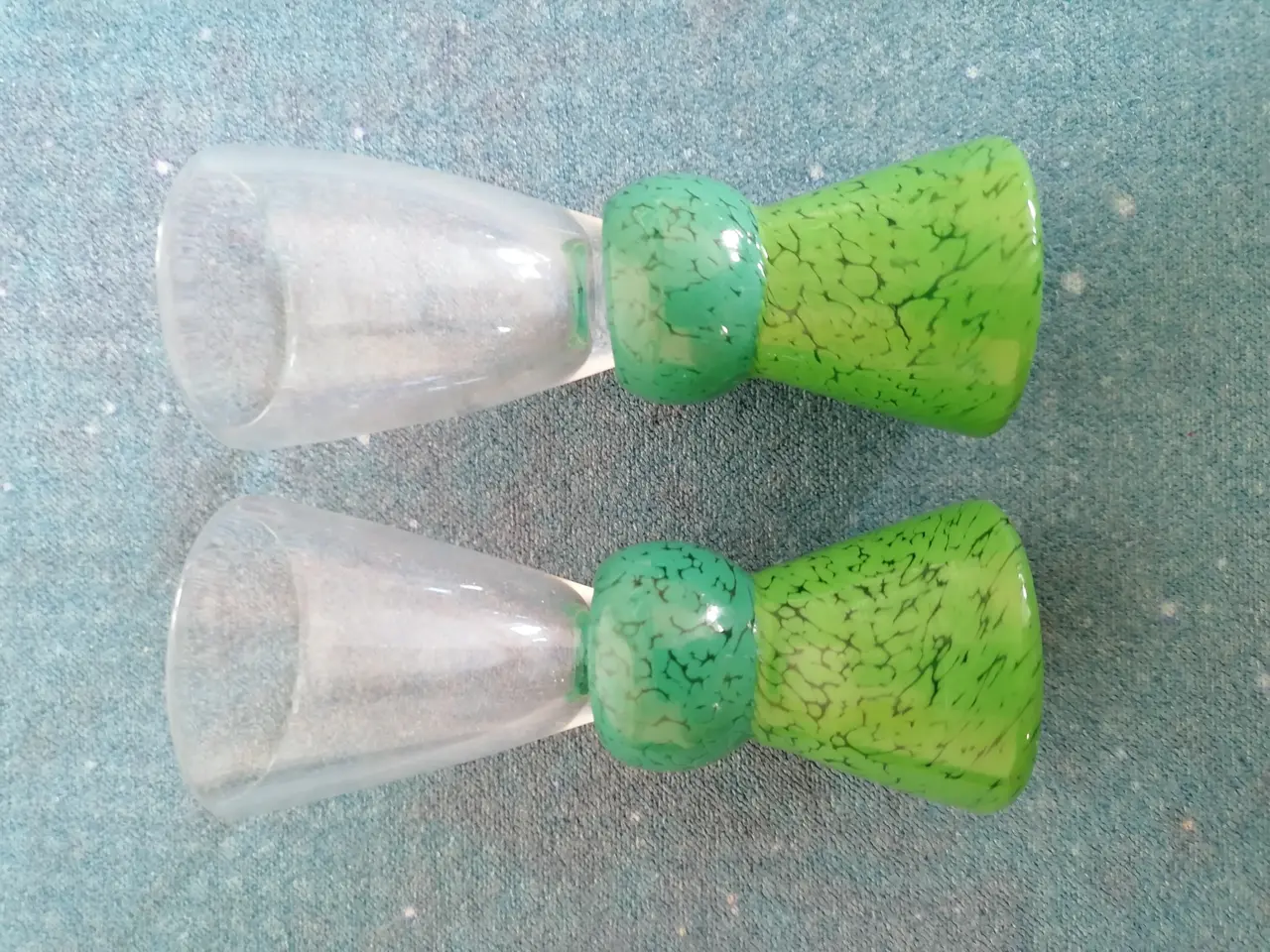 Billede 3 - Smukke Mundblæste Kunst Snapseglas