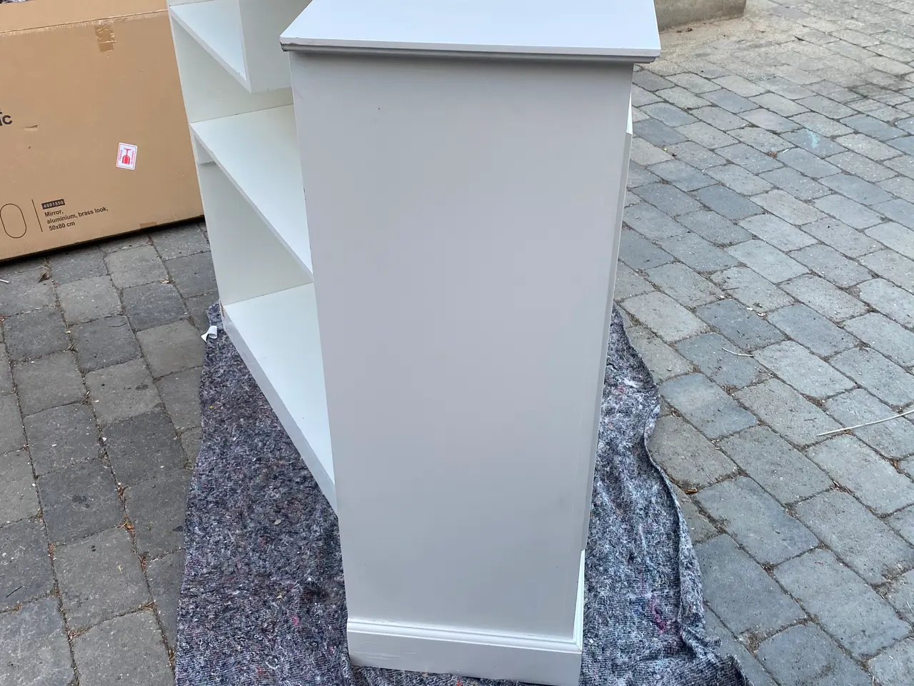 Billede 5 - Flot disk i hvidmalet MDF