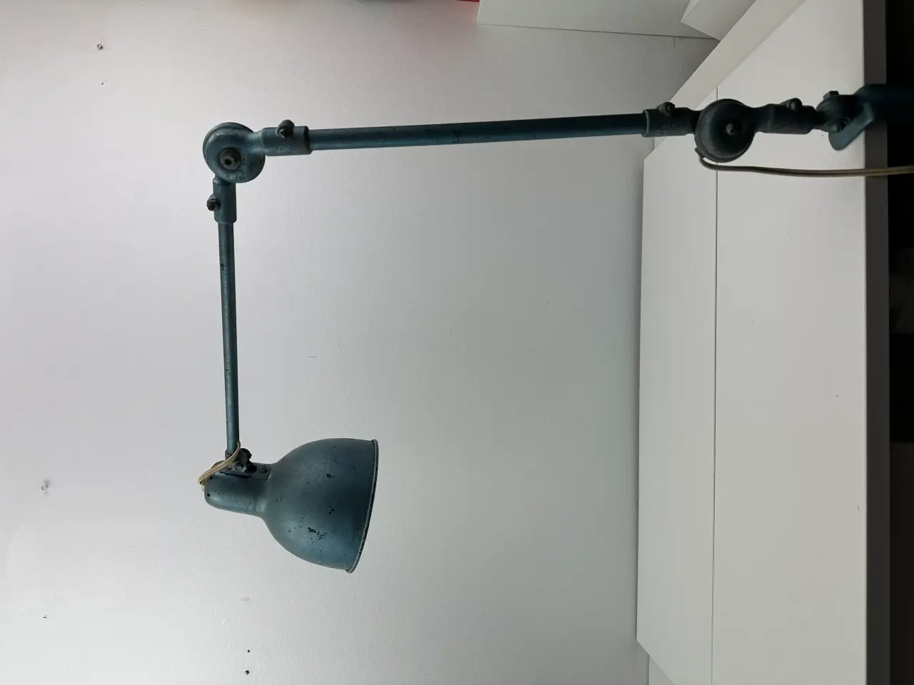 Billede 1 - Vintage arbejdslampe i industriel stil