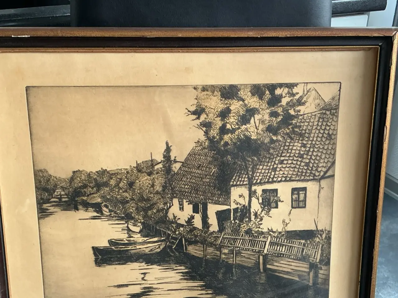 Billede 5 - Køge Å Frode Sørensen- 50x40 cm 