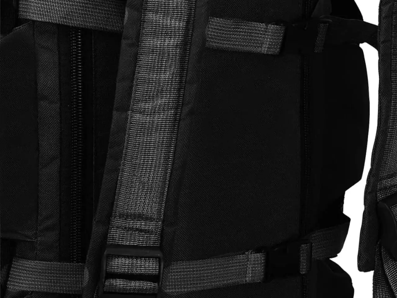 Billede 5 - Duffelbag 3-i-1 i army-stil - 45 l, sort