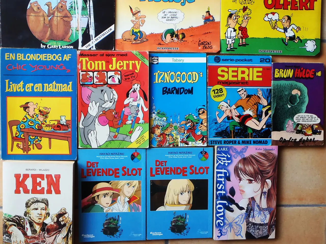 Billede 1 - Her sælges 12 Pocket books - tegneserie
