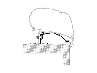 Thule Omnistor 6300 Tagmonteret Hvid Box markise