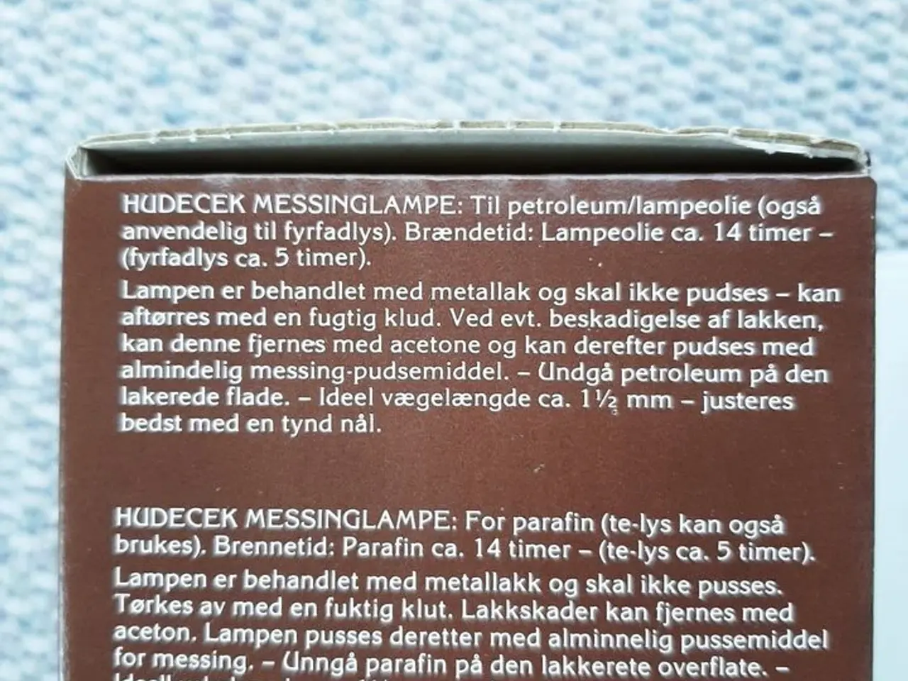 Billede 5 - Hudecek messing fyrfad eller petroleum stager 