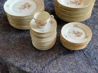Brun Orkidé - Kjøbenhavns porcellains Maleri (kPM)