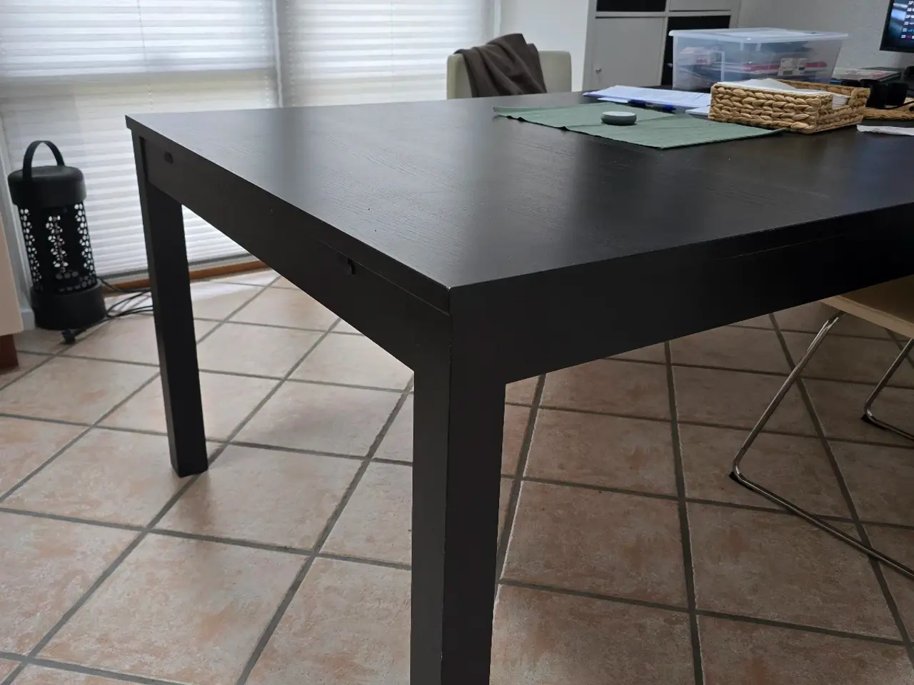 Billede 2 - Spisebord, sort IKEA
