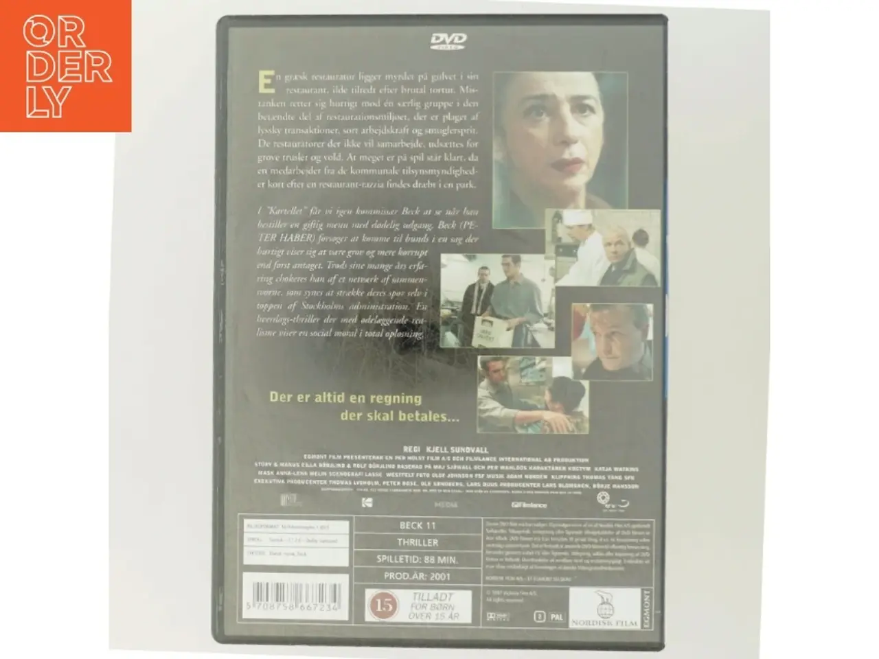 Billede 3 - Beck - Kartellet DVD fra Nordisk Film