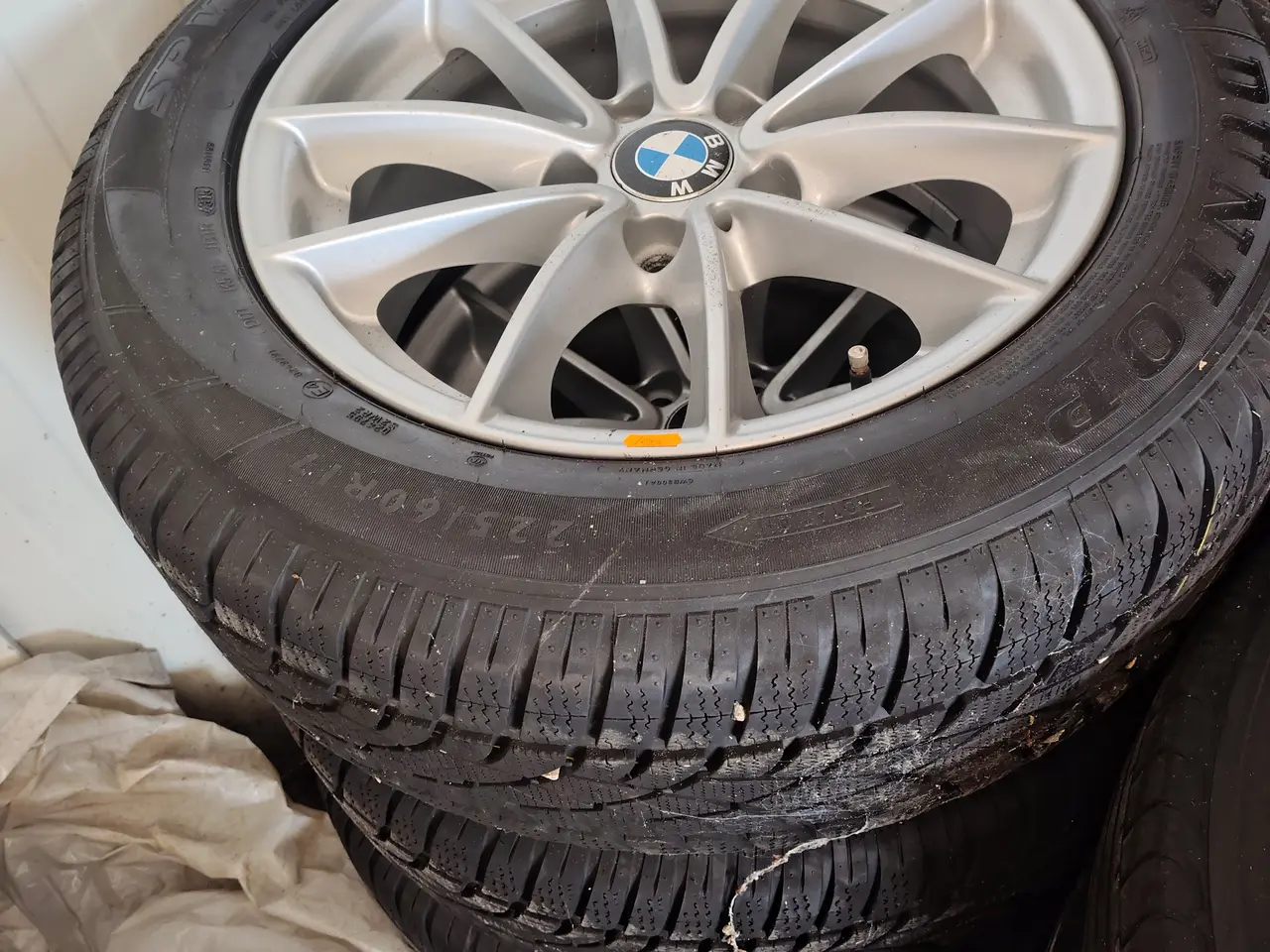 Billede 2 - Fire alufælge med dæk DUNLOP 225/60 R 17