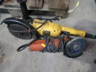 2 stk. Vinkelslibere DEWALT, FEIN