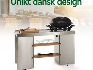 Udekøkken i Rusfritstål RESTSALG 2 stk tilbage 