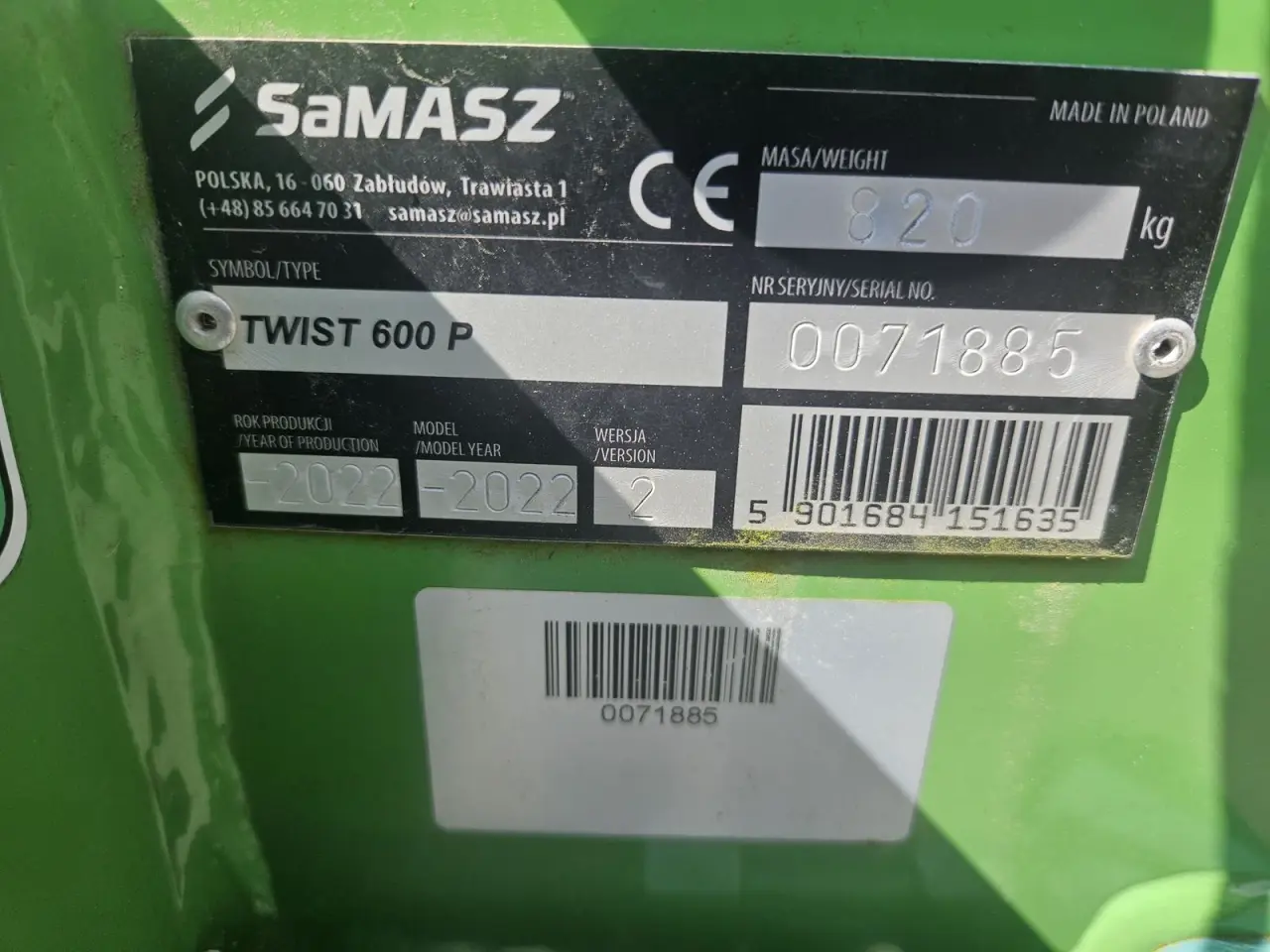 Billede 8 - SaMASZ Twist 600 P