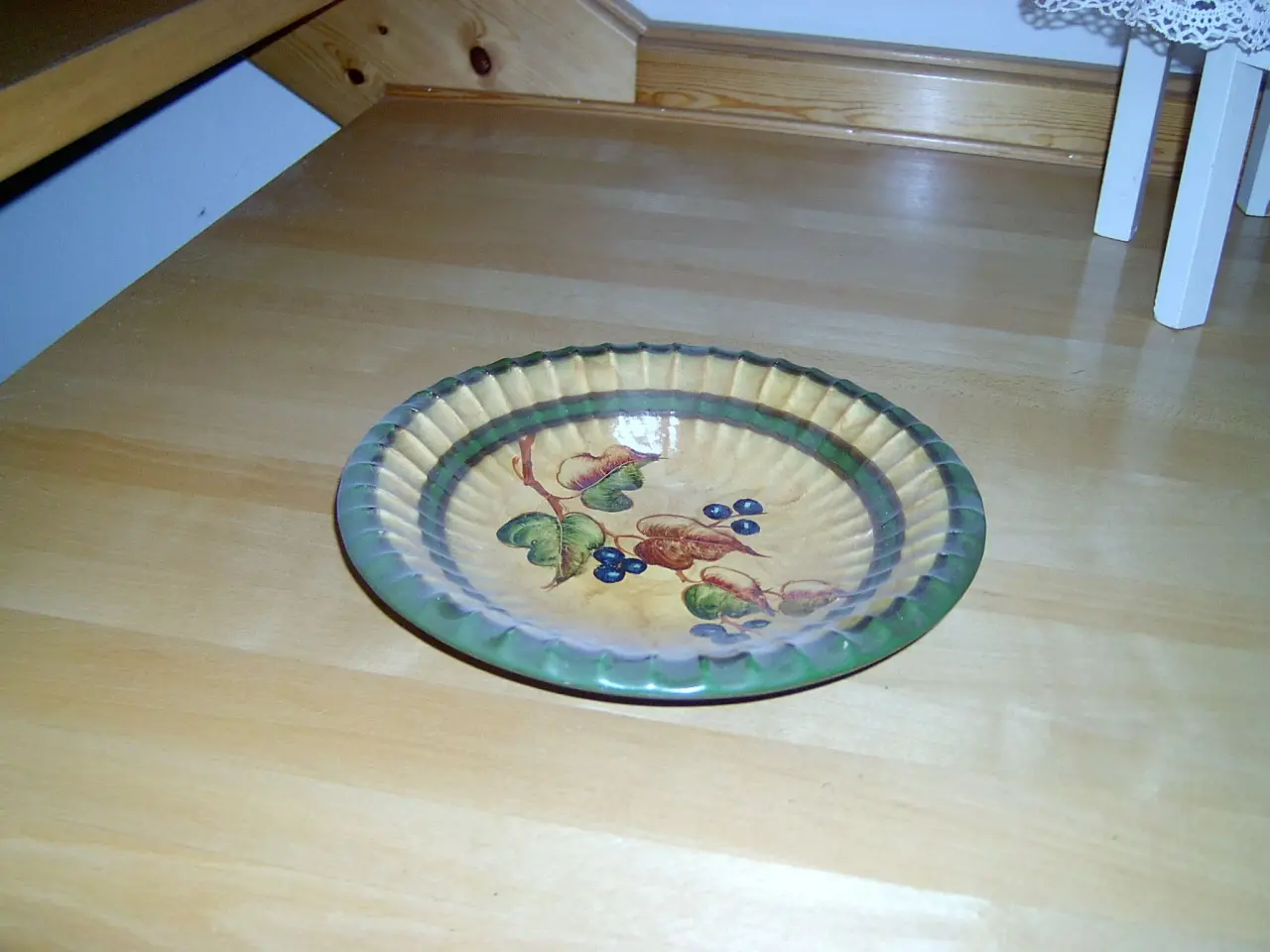 Billede 4 - Gammel bordlampe og fad