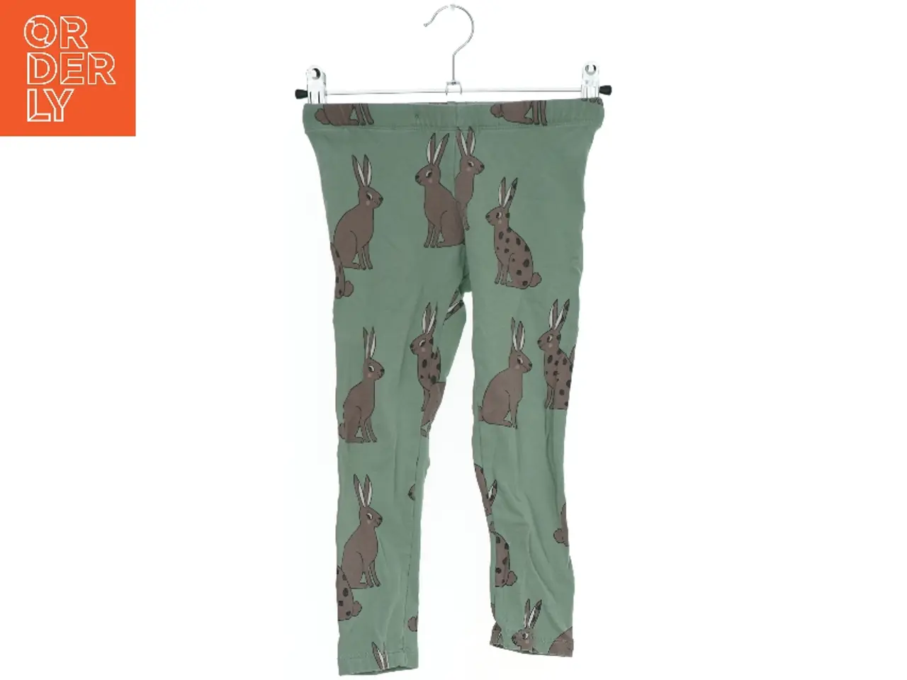 Billede 1 - Leggings med kaninprint fra Lindex (str. 104)