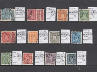 DK. 25 forskellige tjenestemærker. AFA 3.800 kr. V
