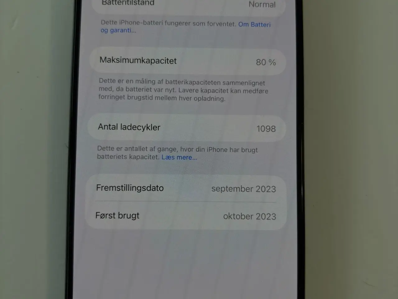 Billede 5 - iPhone 15 pro max 256 gb