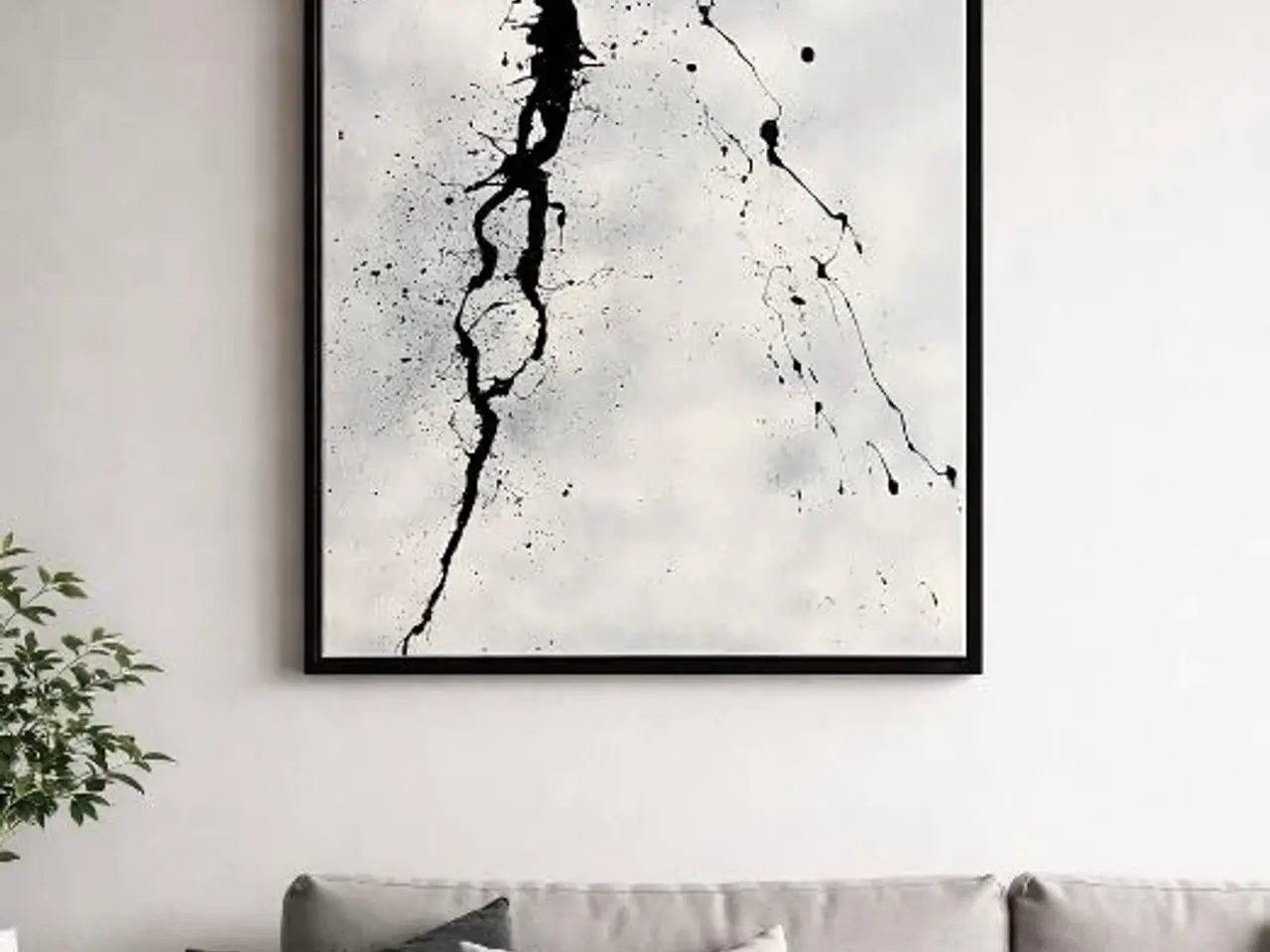 Billede 1 - Abstrakt Akryl Maleri