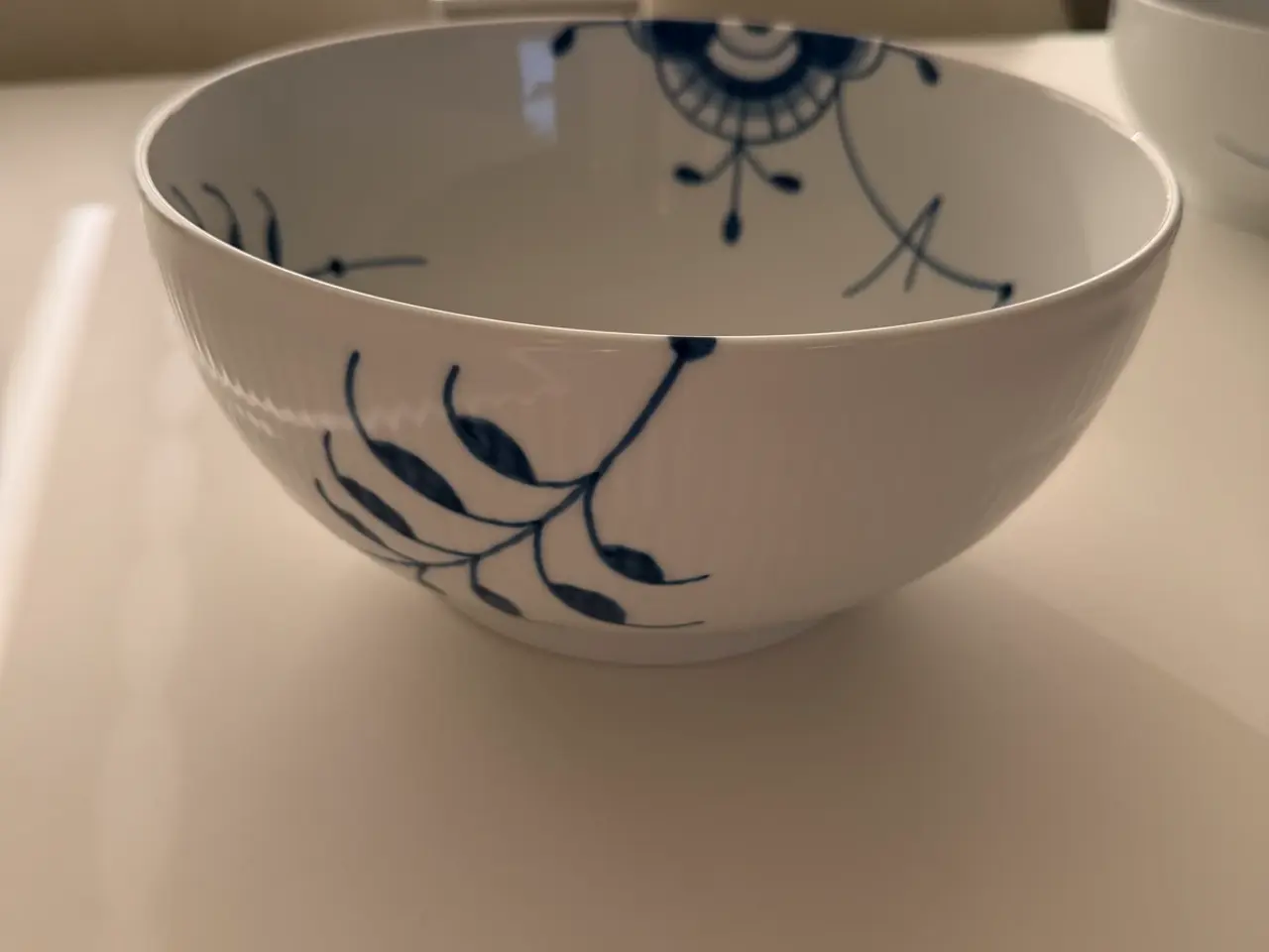 Billede 3 - Royal Copenhagen blå mega riflet