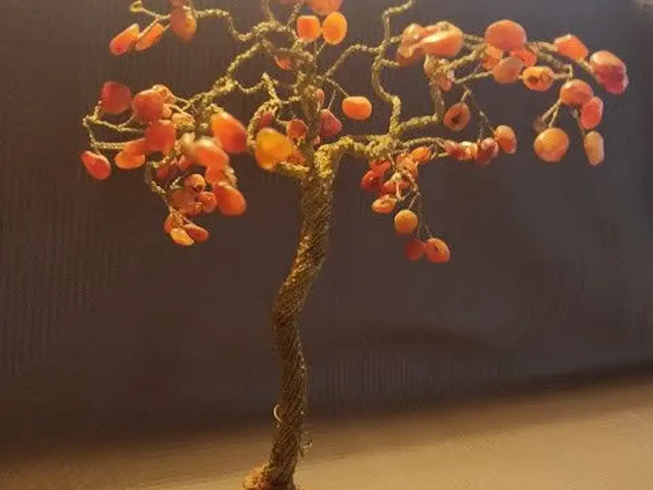 Billede 3 - Smukt Gemstone Bonsai Træ