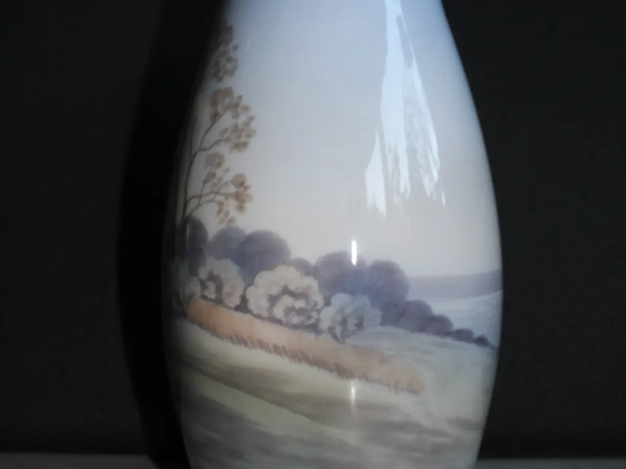 Billede 3 - Vase med landskab fra B&G