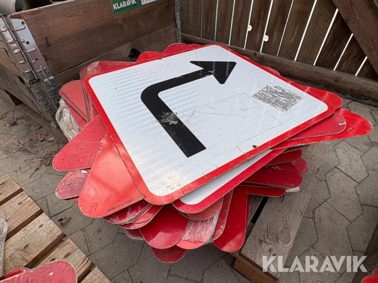 Billede 10 - Assorterede trafikskilte 3,5 paller