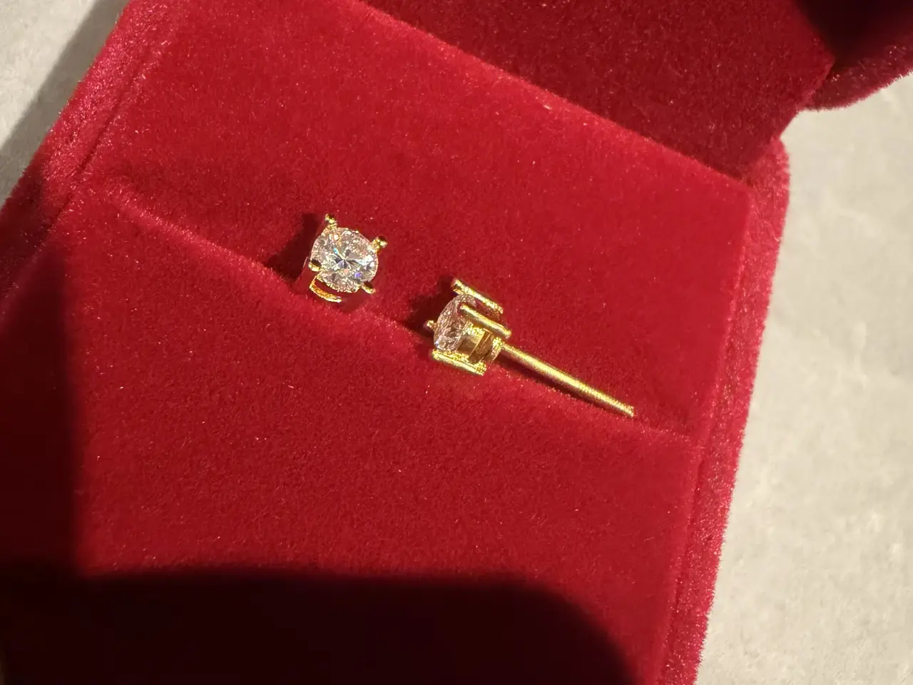 Billede 2 - 0,3 Carat moisssnite Diamant ørestikkere 