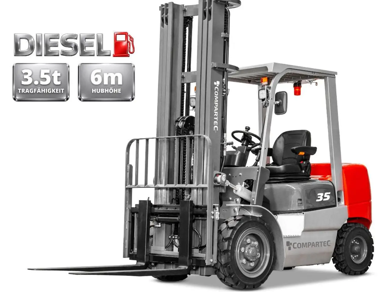 Billede 1 - Silverfox D35 Dieselgaffeltruck - 3500 kg, 6000 mm