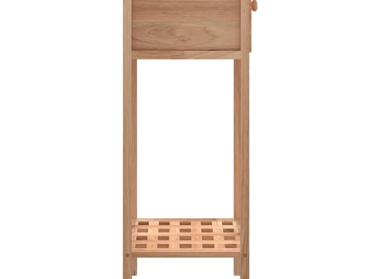 Billede 6 - Sidebord med skuffe i massivt valnøddetræ - 25 x 25 x 60 cm
