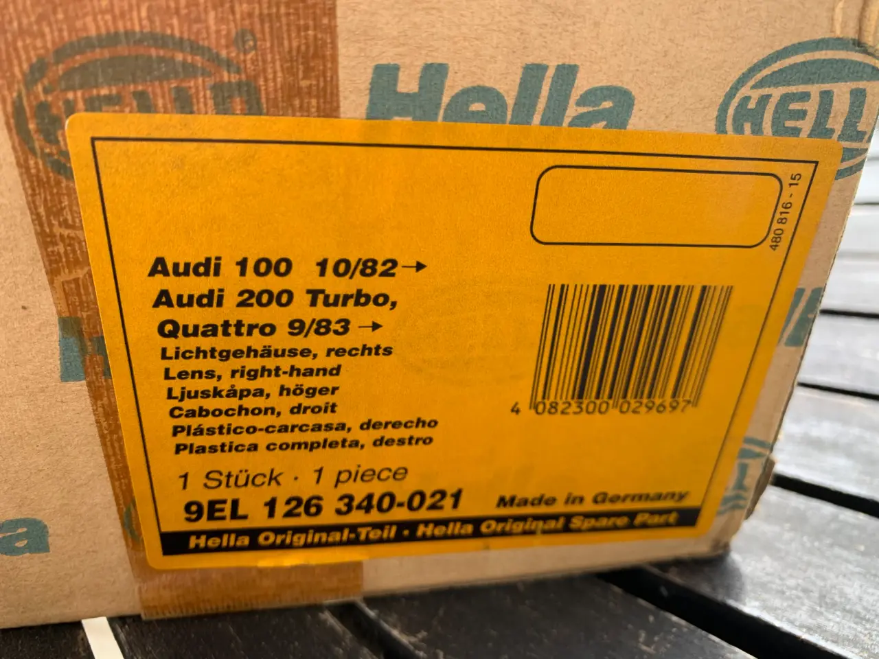 Billede 2 - Audi lygte 80 erne ubrugt