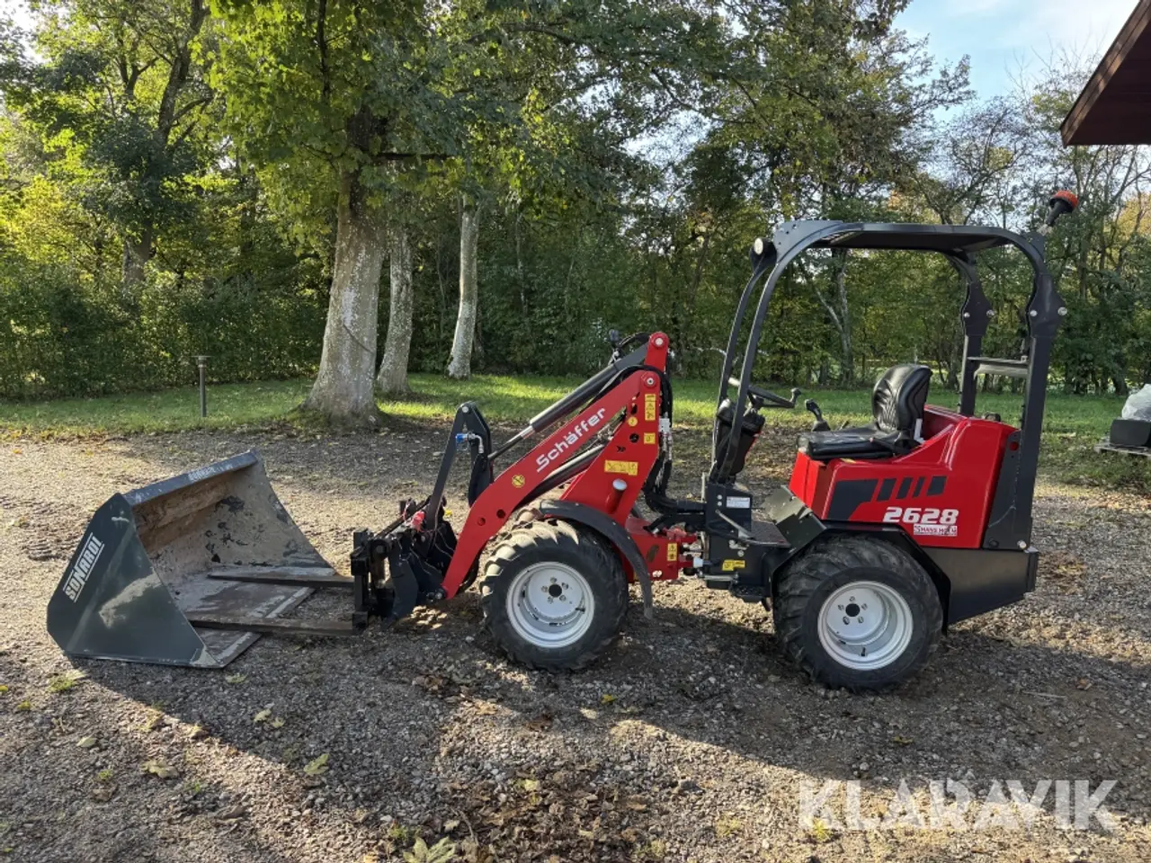 Billede 8 - Minilæsser Schäffer 2628 med tilbehør