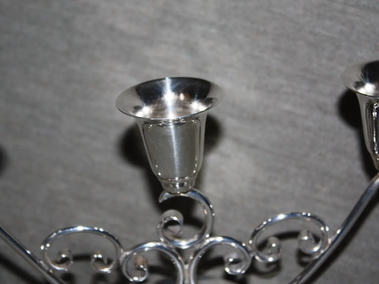 Billede 3 - Lysestage pletsølv / silverplate