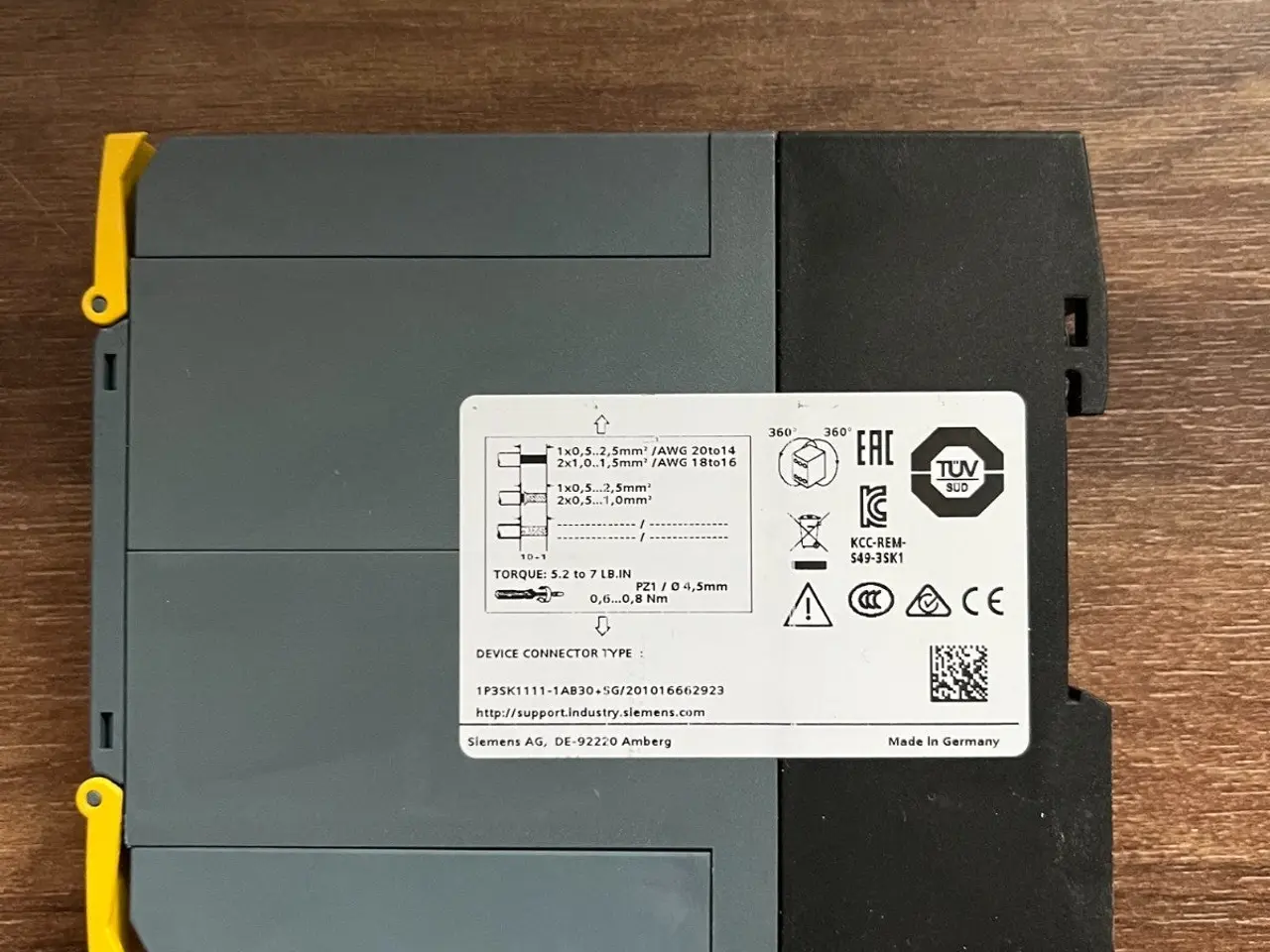 Billede 4 - Siemens 3SK1111-1AB30 Sirius sikkerhedsrelæ 24V