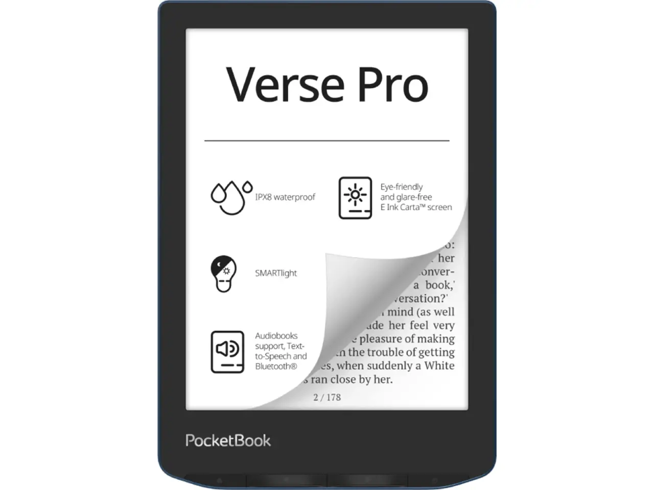 Billede 1 - E-Book Reader --PocketBook Verse Pro - Azure