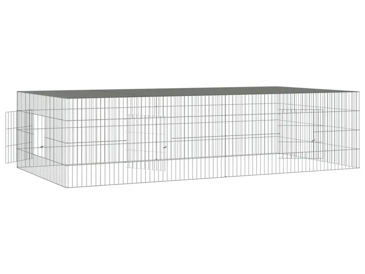 Billede 4 - Kaninbur 2 paneler 220 x 110 x 55 cm - galvaniseret jern