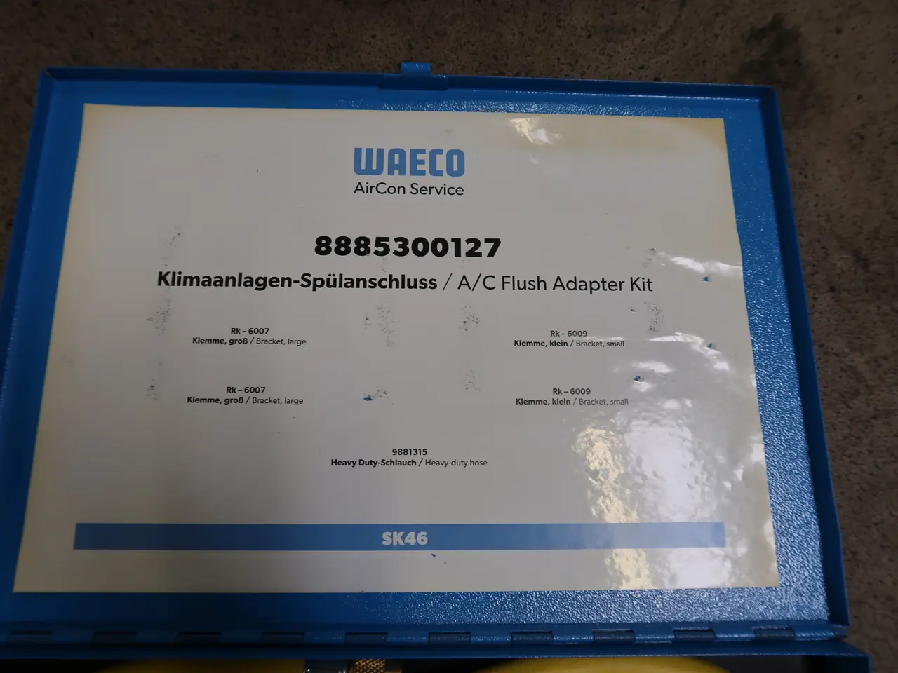 Billede 3 - A/C Flush Adapter Kit WAECO