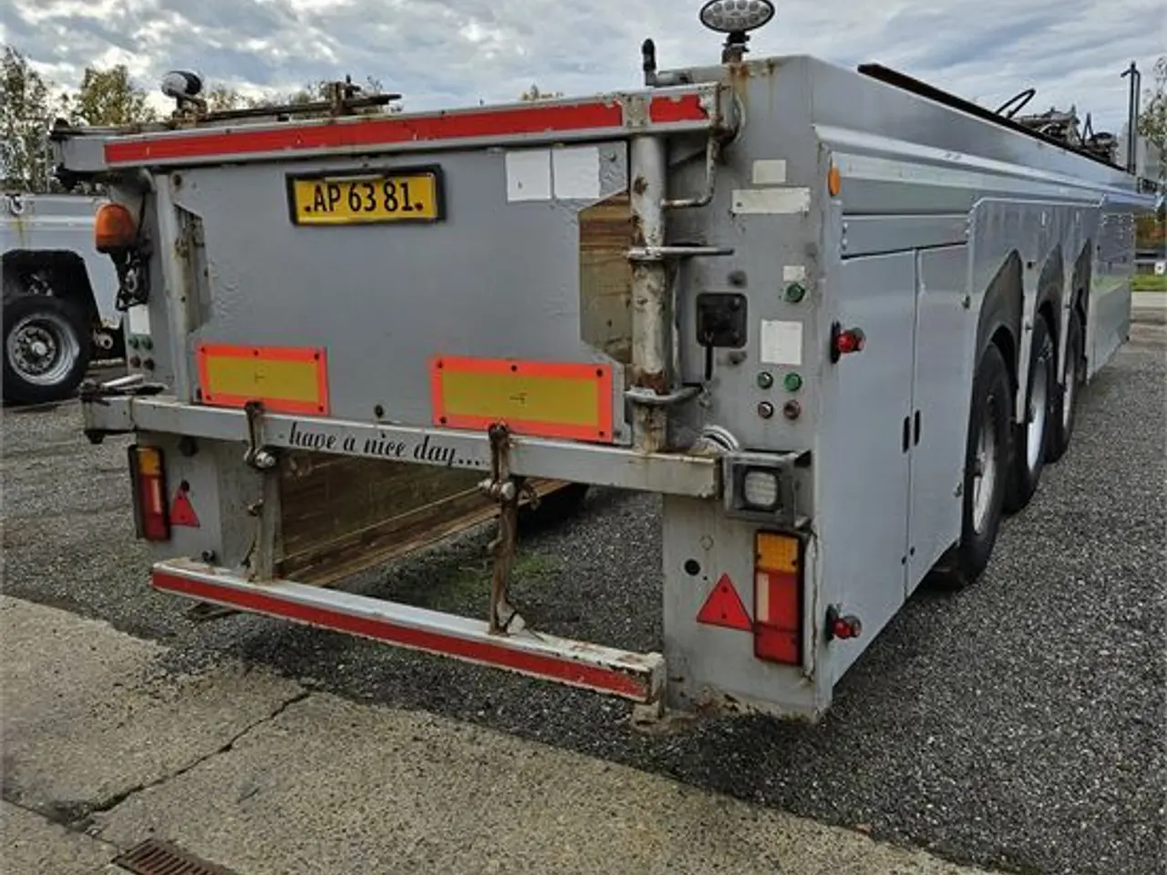 Billede 11 - Langendorf SBH - 3 akslet elementtrailer / Inloader capacity 32.700 kg