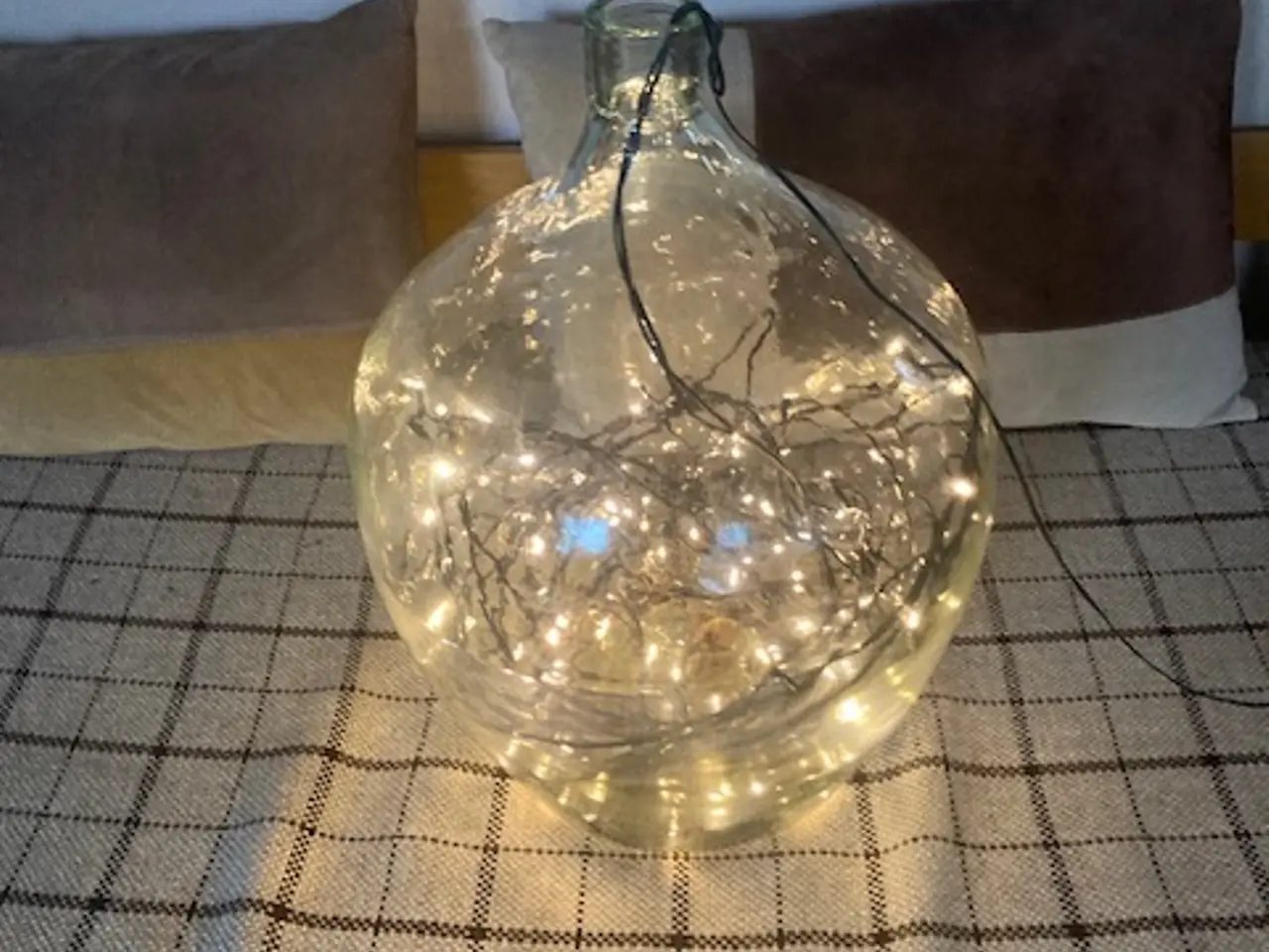 Billede 1 - vinballon med lys