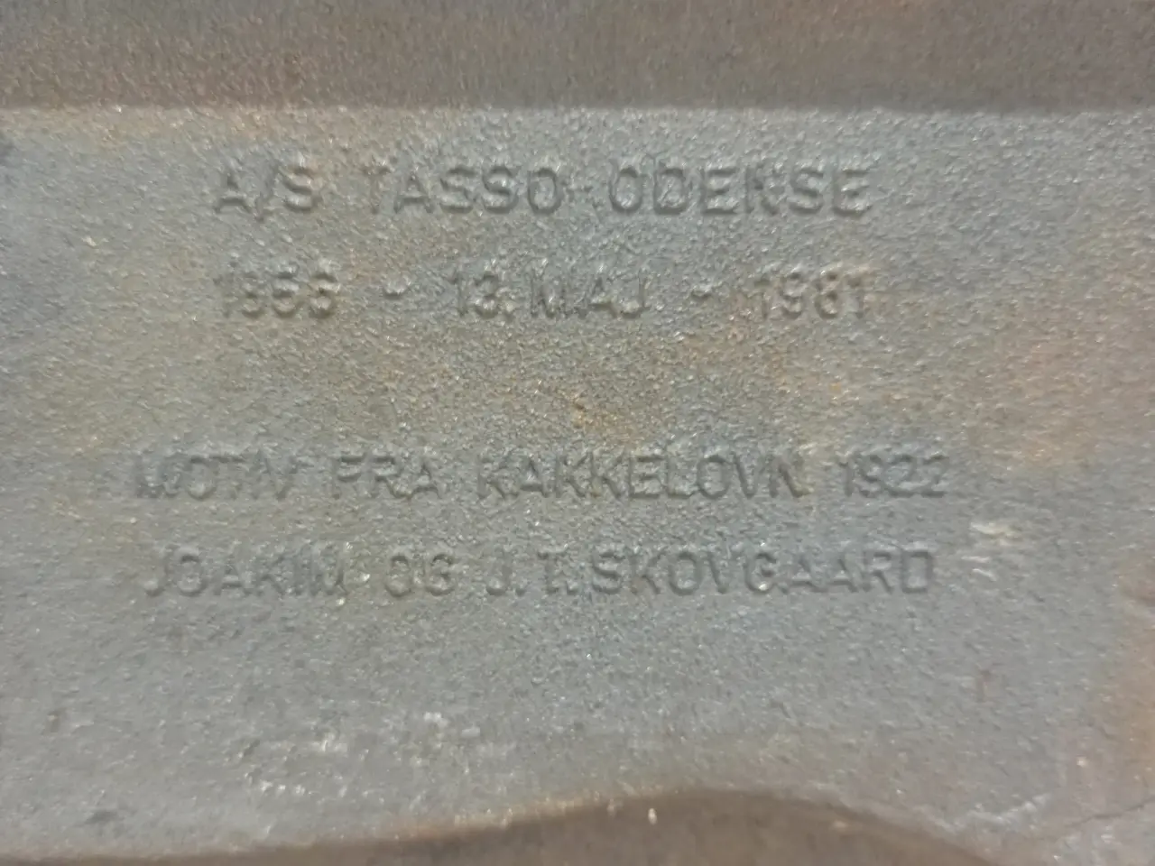 Billede 2 - Relief i støbejern