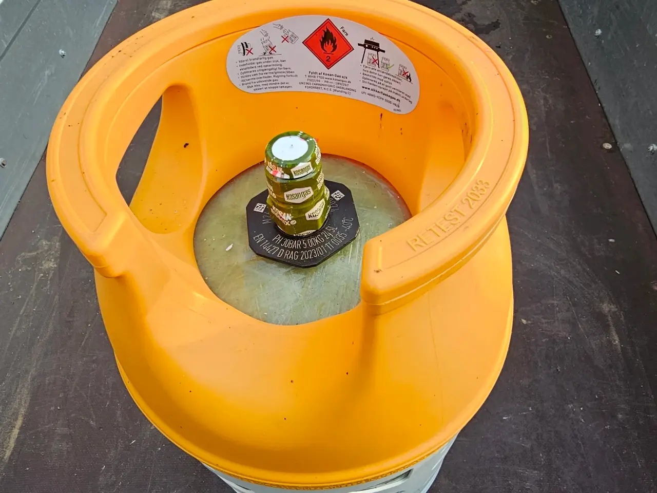 Billede 2 - 10 kg. Letvægts flaske