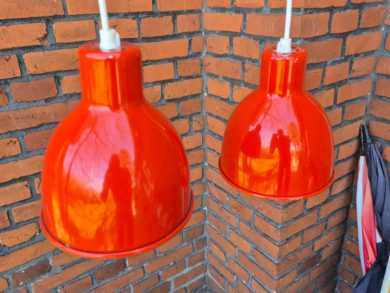 Billede 2 - Luxo-lamper med patina på toppen 