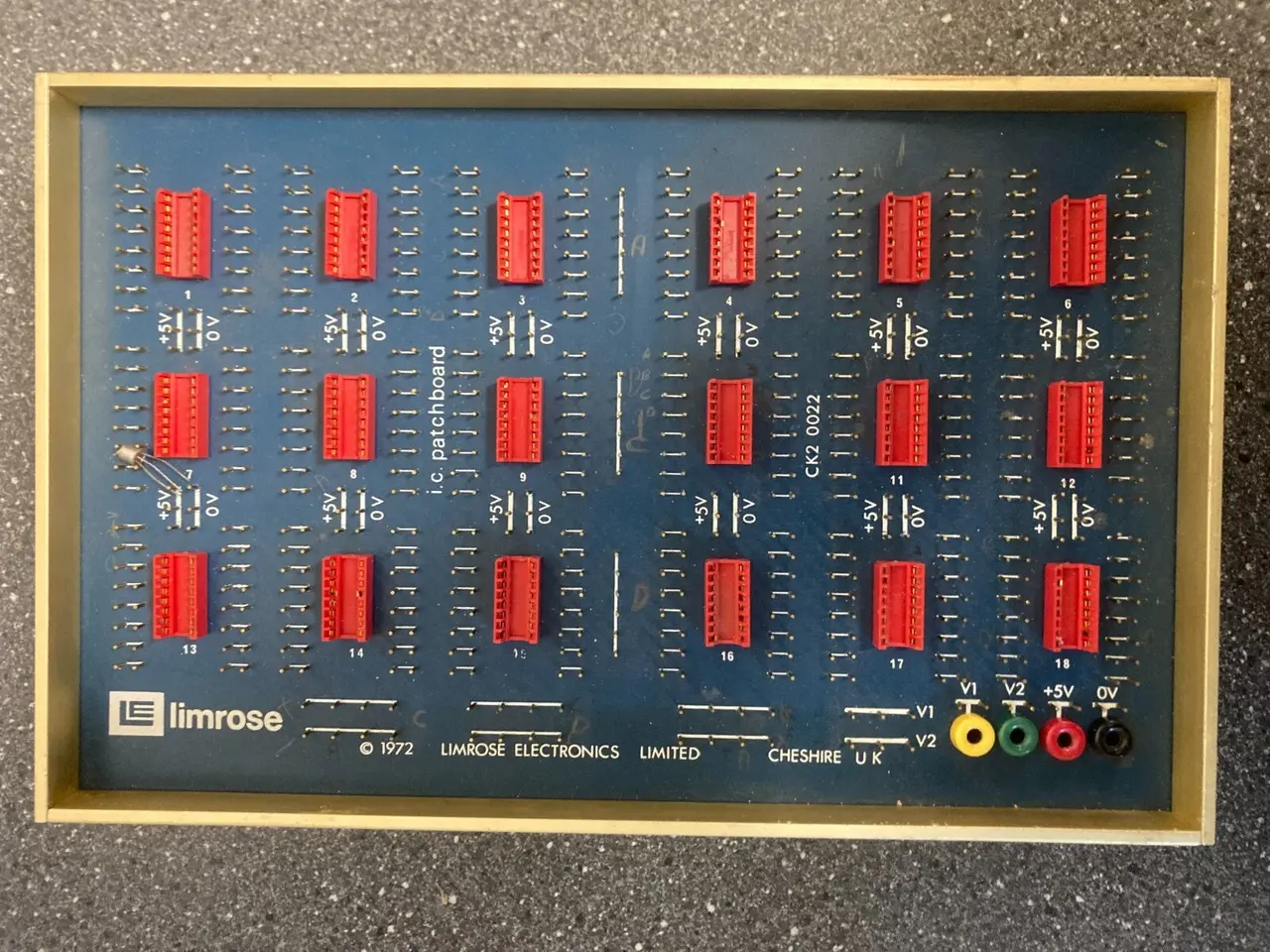 Billede 8 - 1972 Limrose Electronics IC Patchboard Model CK2